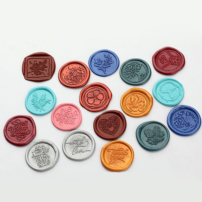 Sealing Wax Stamp Set Wedding Invitation Card Envelope Sealing wax Thank You Letter Wax Dipping Pot Decoration Crafts Making Too