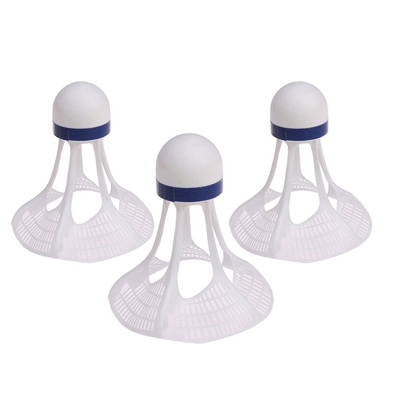 Original airshuttle utomhus badminton airshuttle plastboll nylon fjäderboll boll stabil motstånd 3 st / förpackning