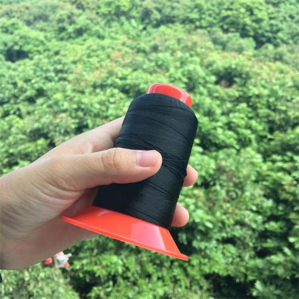Hilo de nailon fuerte para tienda de mochila, costura de 500 metros de longitud: Black