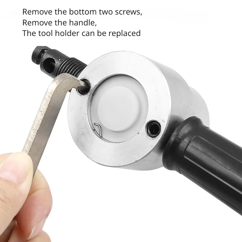 Electric Punching Shear Double Head Metal Sheet Iron Sheet Cutter Electric Tool Hardware Cutter Electric Punching Shear