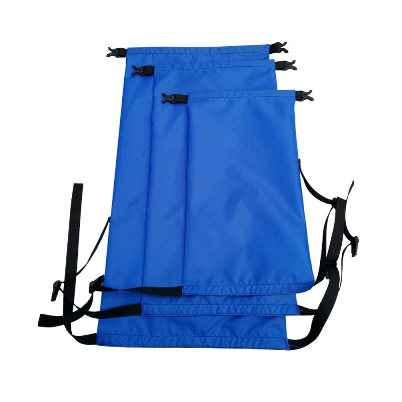 Outdoor Compressie Stuff Sack Handig Lichtgewicht Slaapzak Opslag Pakket Voor Camping Reizen Drift Wandelen: Blue M Size