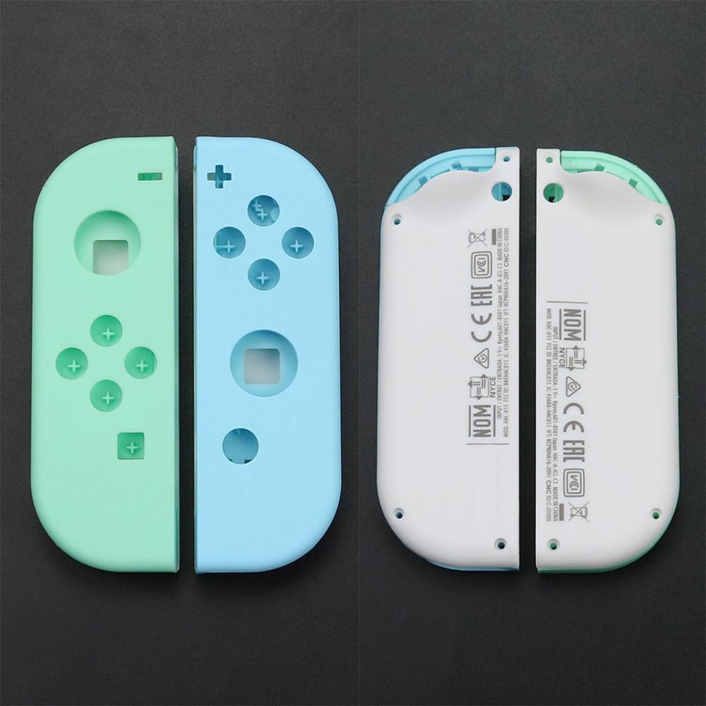 YuXi Replacement Housing Shell Cover for Nintend Switch NS NX Joy-Con Joycon Controller Protective Shell Case Green Blue White