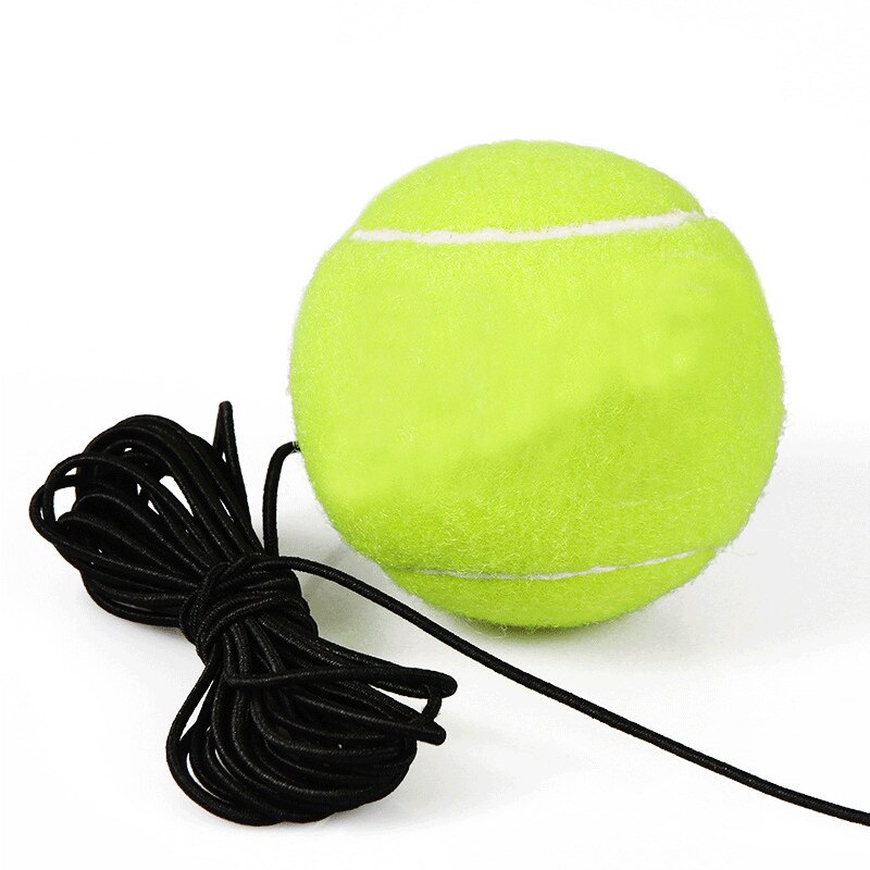 Tennis træningsudstyr med bold enkelt træningsudstyr praksis selvdrevet tennis selvlærende rebound-enhed sparsring-enhed: Sort reb tennis