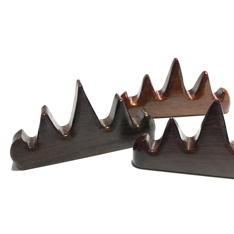 Klassieke chinese schrijfpenseelhouder met 4 houten poorten, koffiekleur, thuisonderwijs, thuiskantoor, schrijfwaren, gereedschap