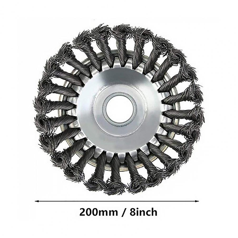 Tête de tondeuse en acier inoxydable, 6/8 pouces, outil de réparation de jardinage
