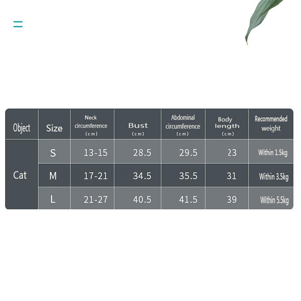 Vêtements de chirurgie de stérilisation pour chat, combinaison physiologique en coton respirant, vêtements de récupération pour chaton féminin
