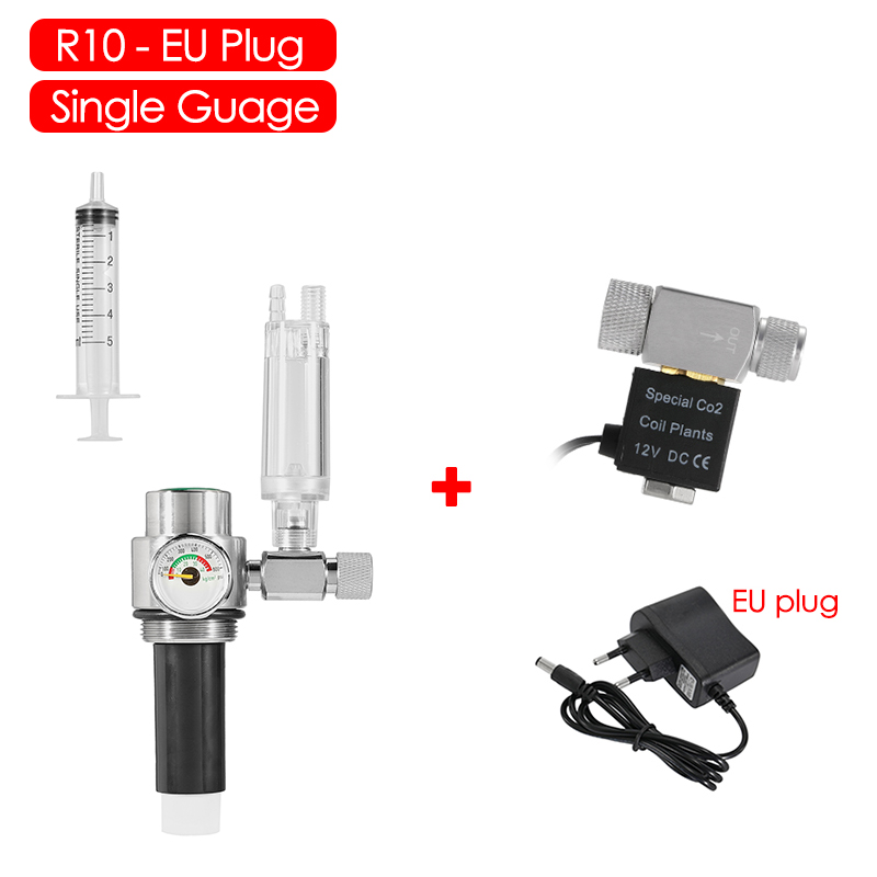 Générateur de CO2 pour Aquarium 2L/1L, bouteille en acier inoxydable, cylindre de gaz haute pression, accessoires d'aquarium: Violet