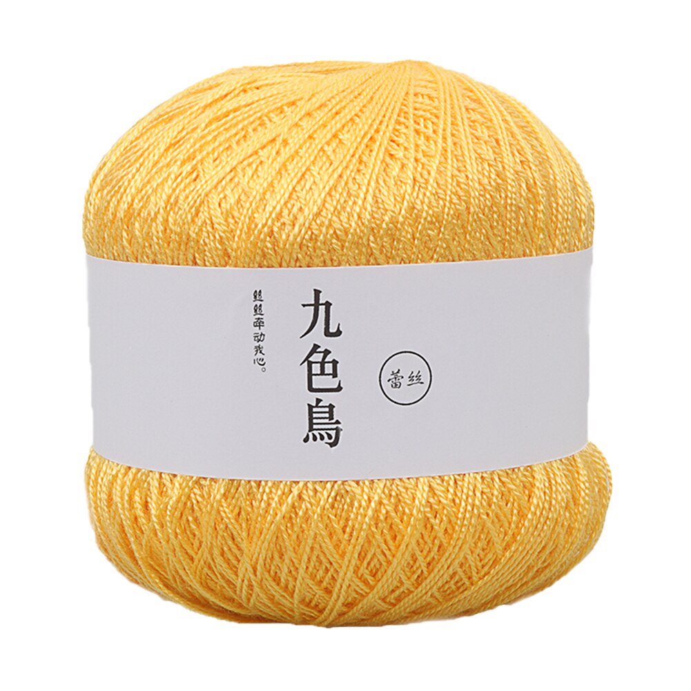 1 rouleau deux brins doux coton corde bricolage tricot tissage ficelle fil cordon pour bricolage à la main vêtements écharpe et chaussettes *: 15