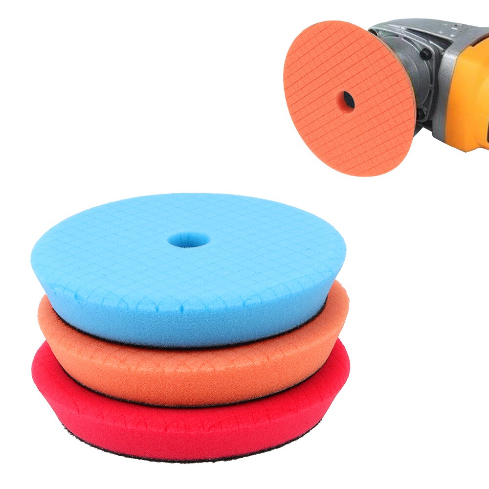 Schurende Disc 6 Inch Auto Polish Buffing Pad Auto Polijsten Kit Spons Foam Pads 5 Stuks/set Bevel Edge