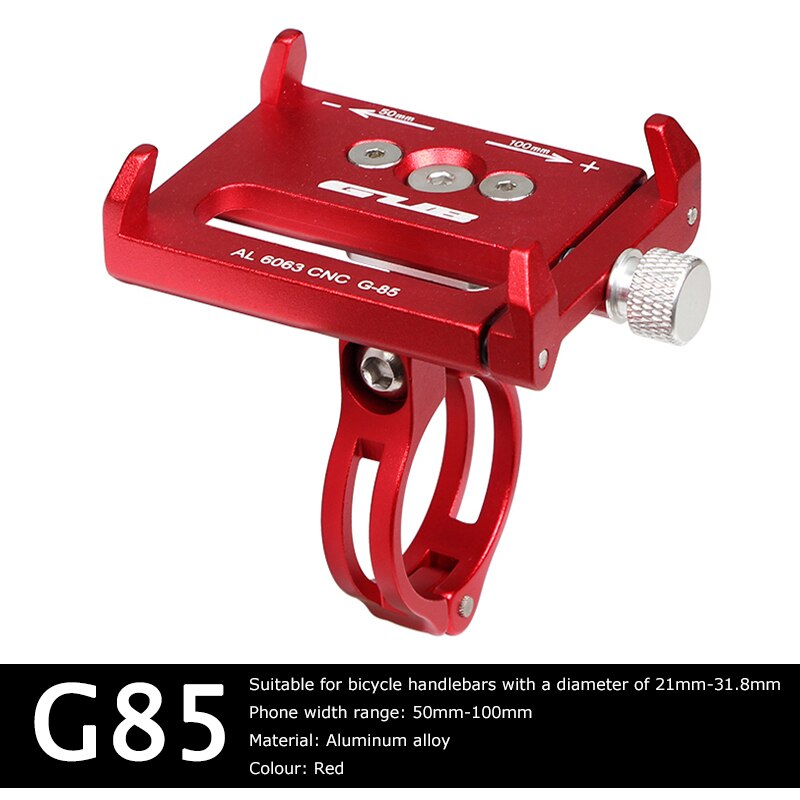 Gub Aluminium Fiets Telefoon Houder Fiets Mobiele Houder Fietsen Telefoon Houder Mtb Accessoires Soporte Mobil Bicicleta: Light Grey