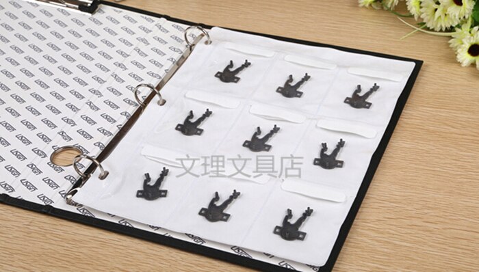 12Pockets samples bag A4 multi sample multi display bag A4 plastic bag