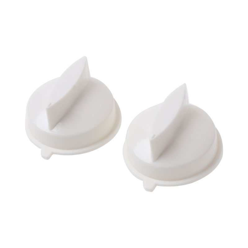 Botón giratorio para horno microondas, interruptor de Control de plástico para Media Universal, 2 uds.