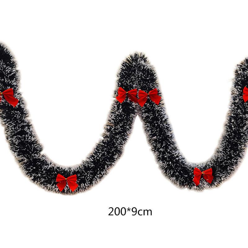 Lametta Chrismas Baum Dekoration Weihnachten Band Kranz Garland Weihnachten Home Party Wand Hängen Ornamente Auf Lager
