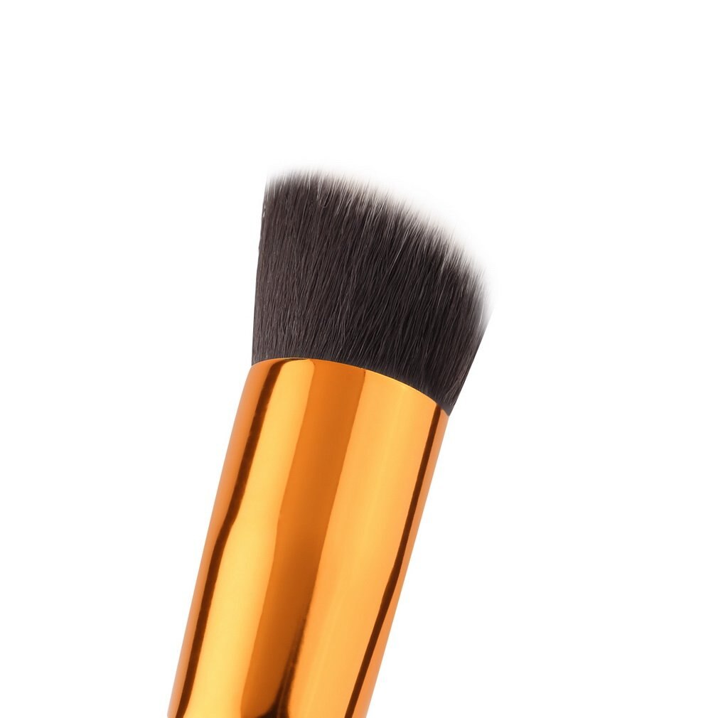 Foundation skönhet make up puder foundation borste vinklad platt topp rouge borste bas kosmetiska ansiktssminkning verktyg