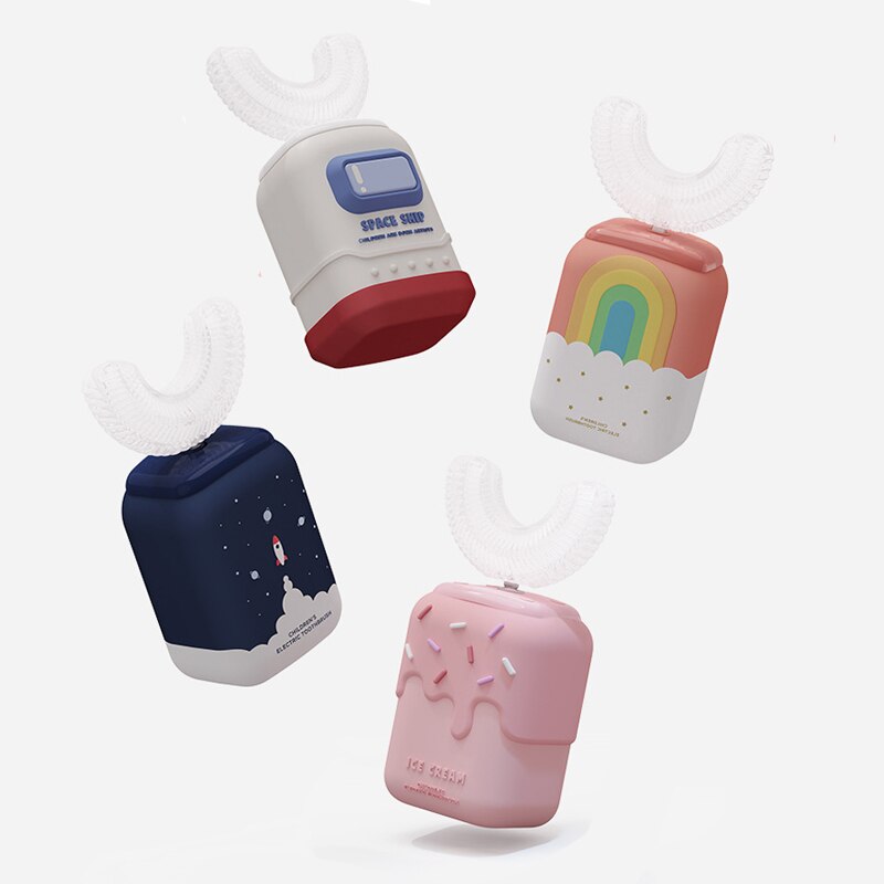 Neue Heiße freundlicher Elektrische Zahnbürste Karikatur aufbringen Silikon Zähne Pinsel für freundlicher mit Weichen Ersatz Kopf Baby Zahnpflege