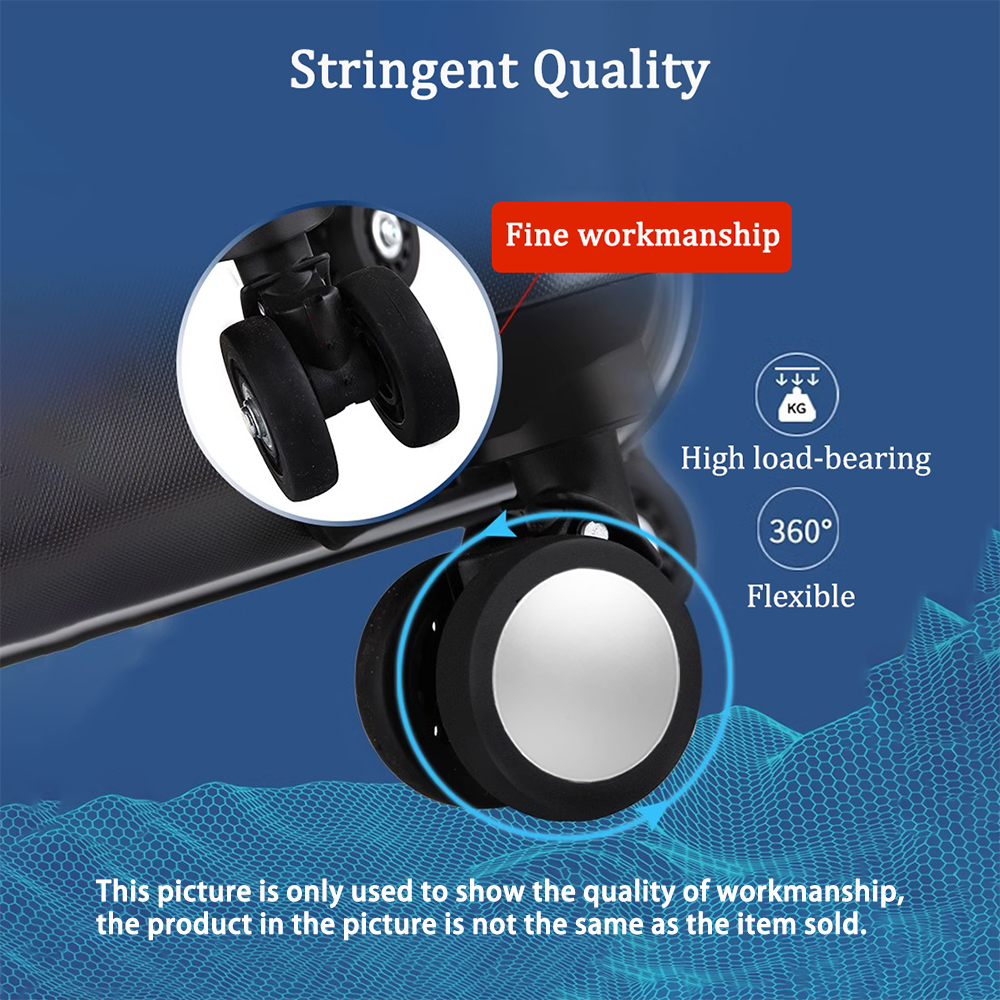 For American Tourister D043 Universal Wheel Trolley Case Wheel Replacement Luggage Pulley Sliding Casters wear-resistant Repair