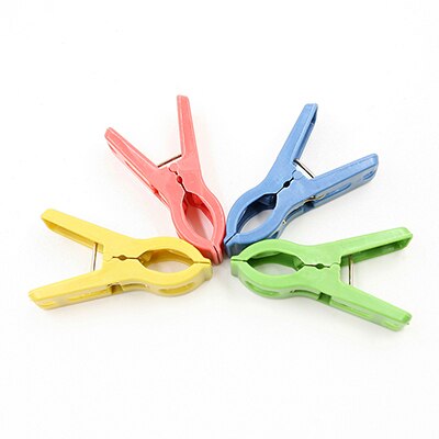 20 stks/partij Gemengde kleur Mini Plastic Kleding Fotopapier Peg Pin Wasknijper Craft Clips