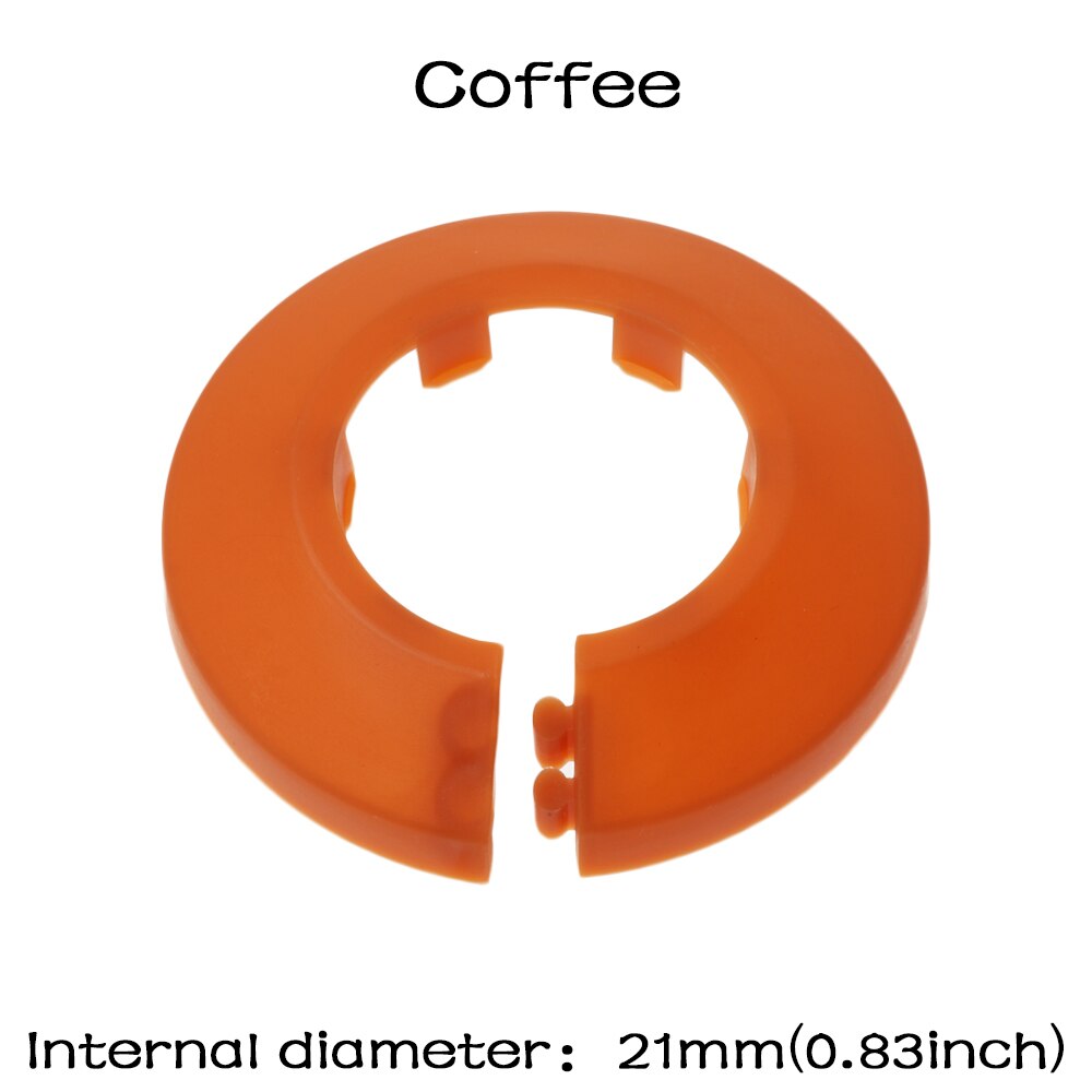 1PC Universal Multicolor Rohr Dekorative Abdeckung Winkel Ventil Heizkörper Rohr Abdeckungen Plumb-Pak Rohr Für Wand Kanäle Wasserhahn zubehör: Coffee 20