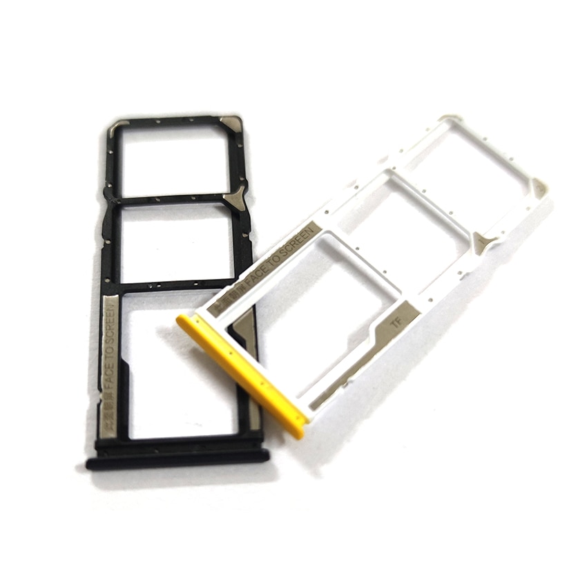 50PCS Sim Tray Holder For Xiaomi Mi POCO M3 SIM Card Tray Slot Holder Adapter Socket Repair Parts