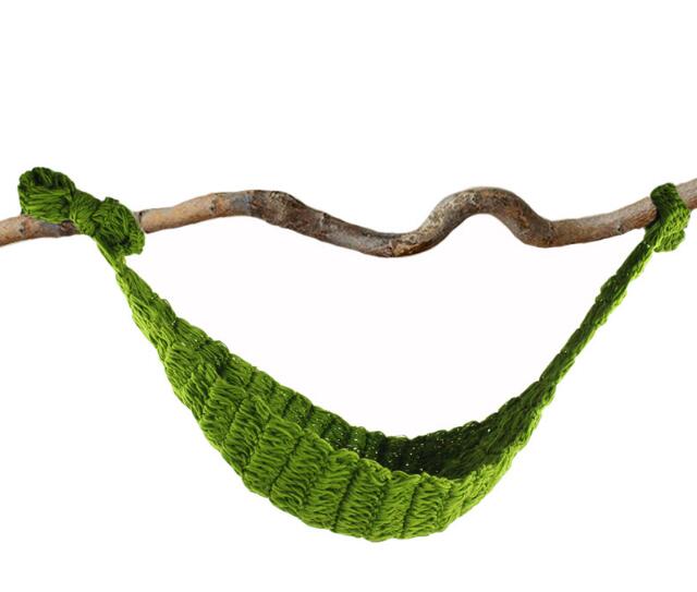 Höst nyfödd fotorekvisita hängmatta ull handgjord stickad krok snöre väska babyfotografering rekvisita studio fotografi tillbehör: Grön