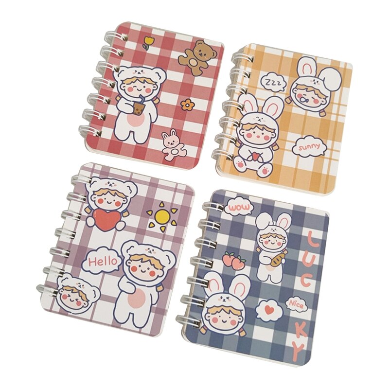 Cute Pocket Diary Notebook Ink-proof Planner Note Pad 90 Sheets Smoothly Write for Writing Doodling Drawing Note Taking