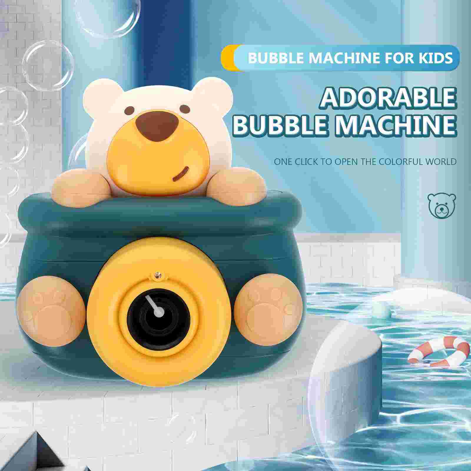 1Pc Bubble Blower Plaything Bubble Plaything Electric Bubble Blower for School Kids Garden