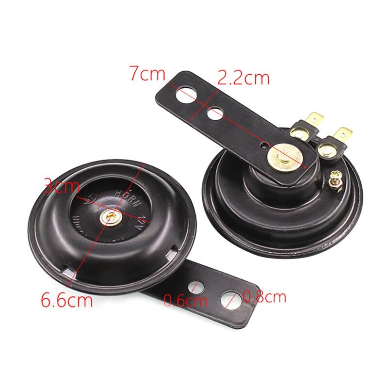 motorcycle horn loud sound good signal Universal Waterproof Electric Horn Mopeds For Scooters 12V Vespas Go-Karts ATVs Q6Y3