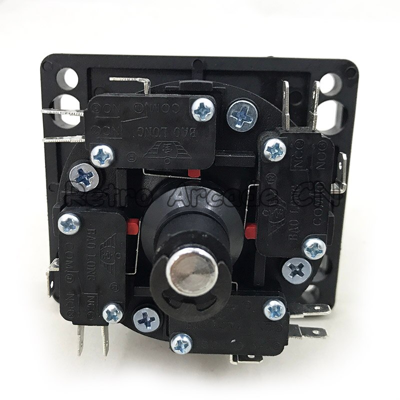México joystick arcade peças de máquina de jogo de luta vara lidar com plástico oval rocker construção áspera micro-movimento 4/8 maneira