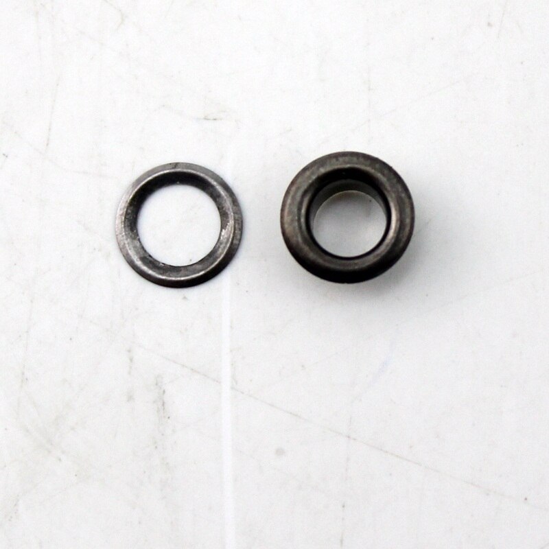 300set 6mm eyelet Black Nickel metal copper eyelets buttons clothes accessory handbag findings: Black Nickel