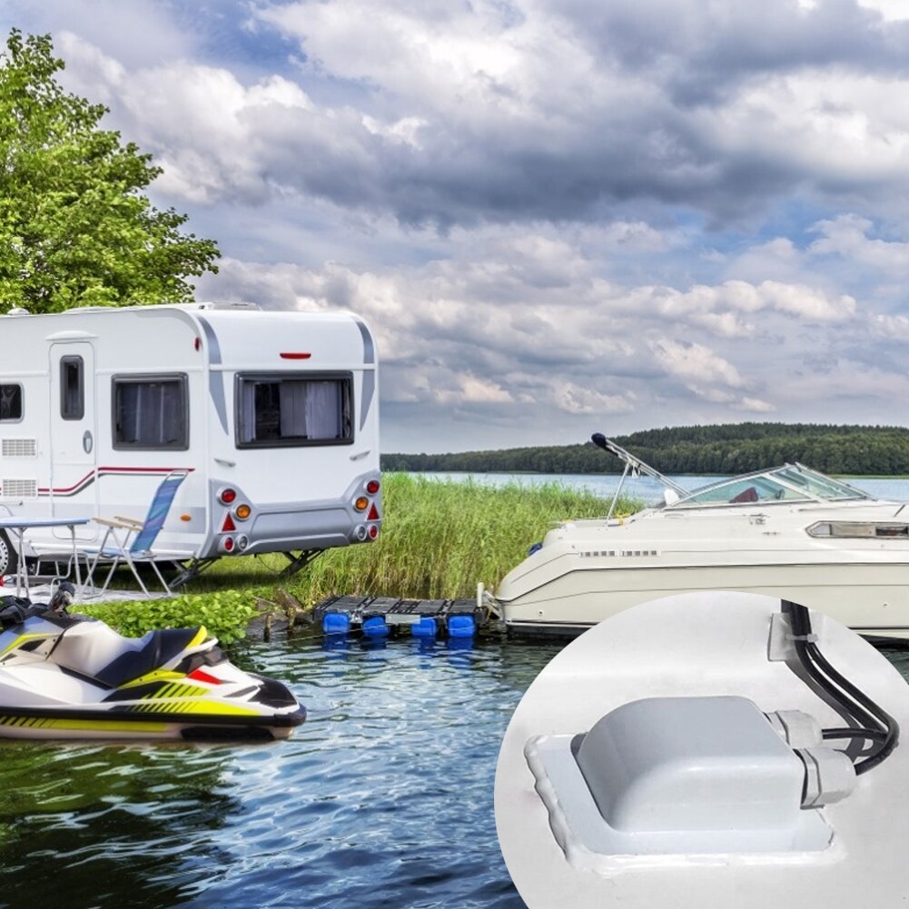 Solar Car Junction Box Plastic Roof Wire Entry Gland Box Solar Panel Cable Motorhome Junction Box RV Caravan Accessories