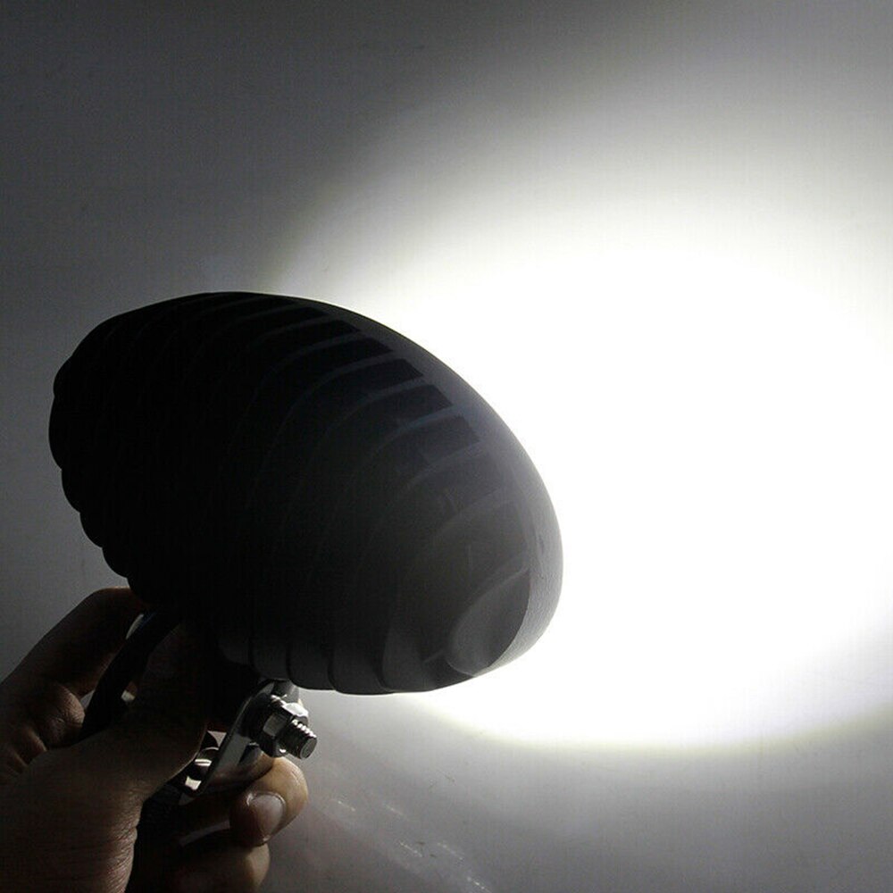 12v 24v 60w 6000k oval led arbetslampa dimljus strålkastare beam 5 tum vit  ip68 vattentät lastbil offroad traktor universal