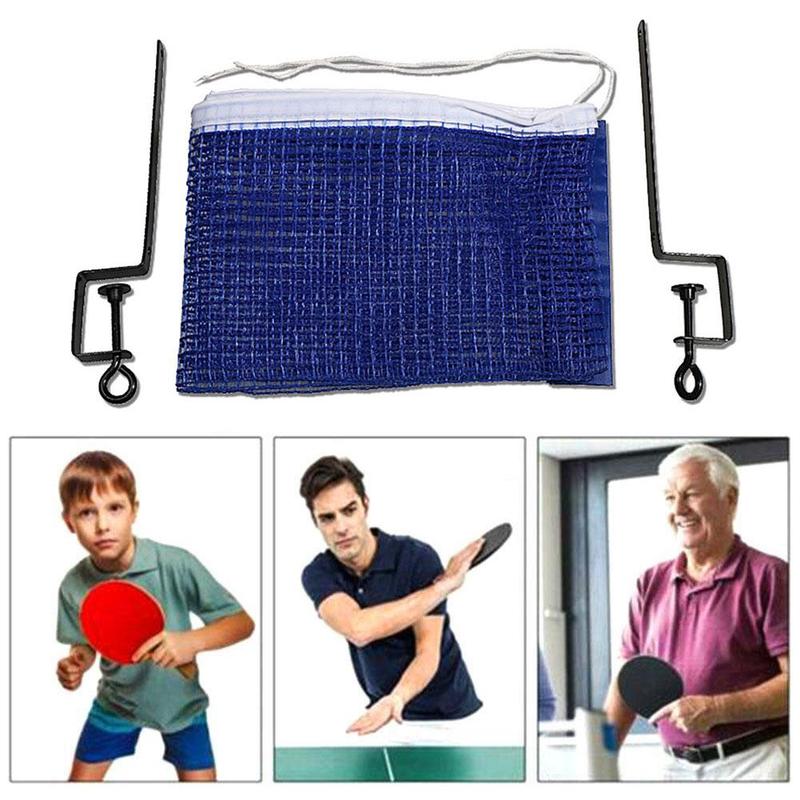 Portable Table Tennis Net Set Ping Pong Ball Fix Equipment Tennis Net Kit Tennis Table Accessories Training Table O3G9