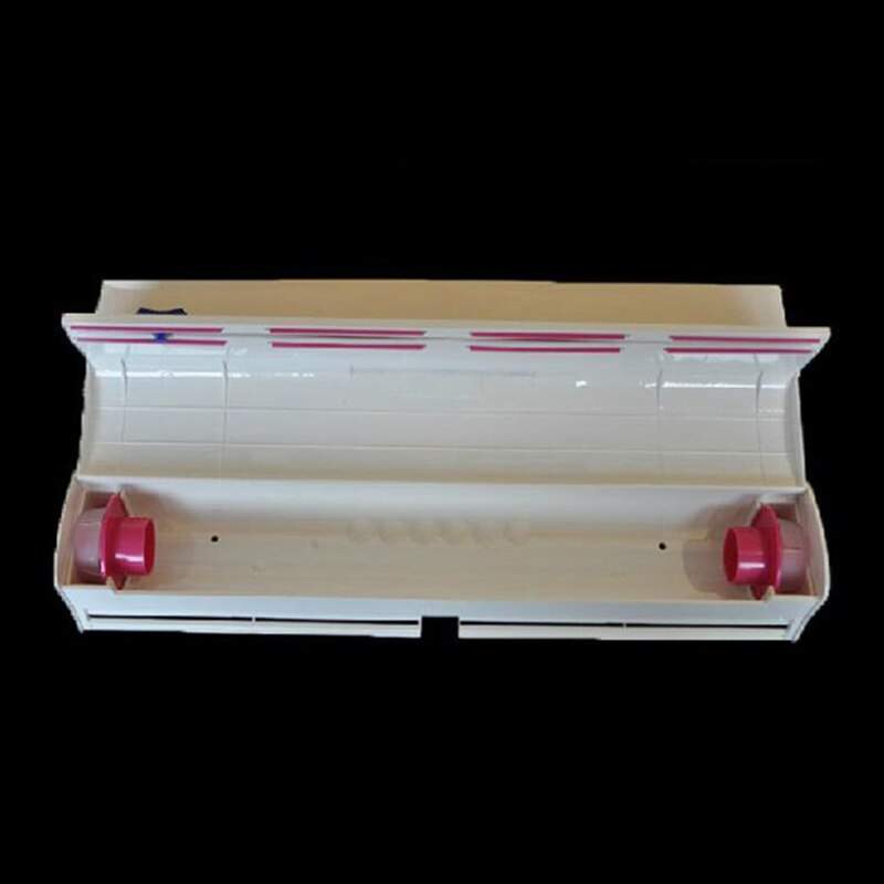 Kitchen Plastic Food Wrap Dispenser Food Storage Preservative Film Cutter Quick Wrap Dispenser Cutter