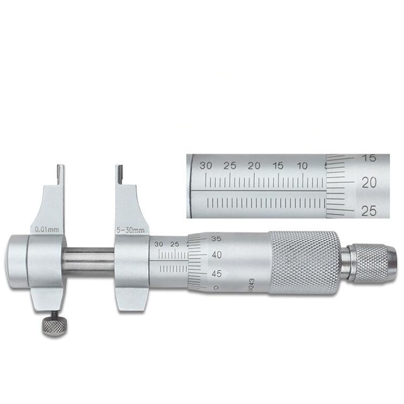 Precision Inner Diameter Micrometer 5-30mm Hole Diameter Measurement Micrometer Measurement Caliper Spiral Micrometer Tool