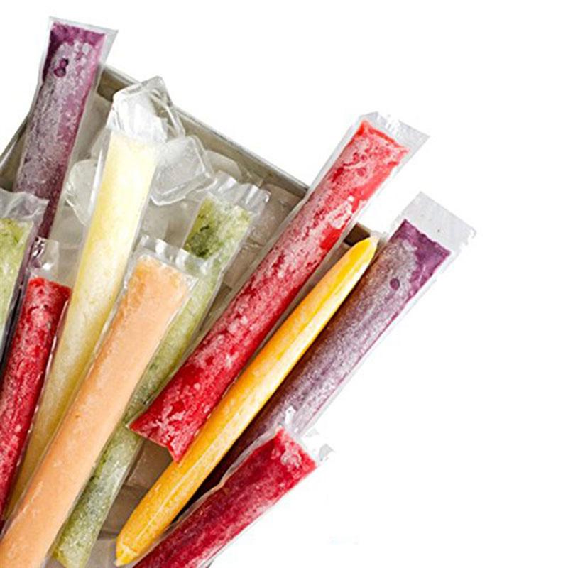 Molde desechable para hacer helados DIY, moldes en bolsas de polos, fabricante de bolsas (6x22 cm)