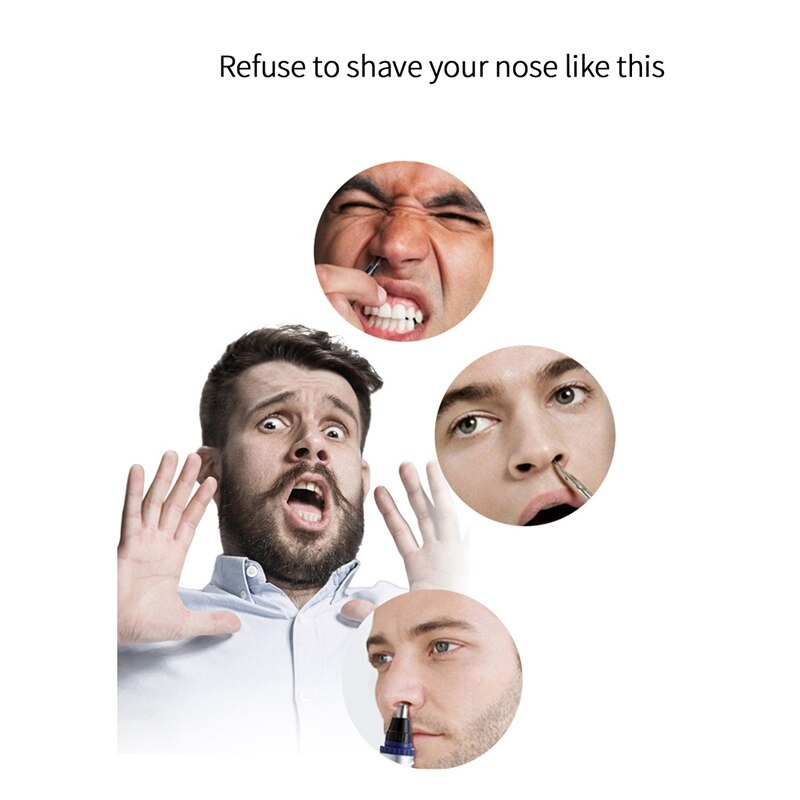 40Pcs Nasal Hair Removal Stick Smear Wax Stick Disposable Hair Removal Rod Nose Ear Trimmer Hair Shaver