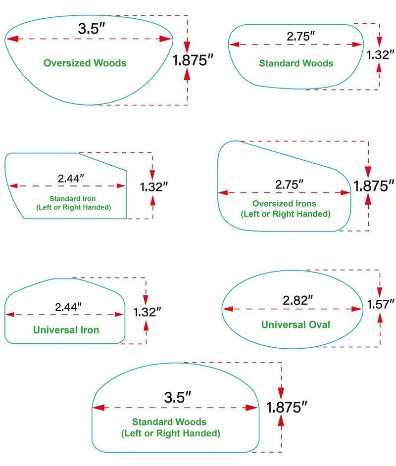 Golf Impact Tape Labels Target Binders Sticker for Swing Training Irons Putters and Woods