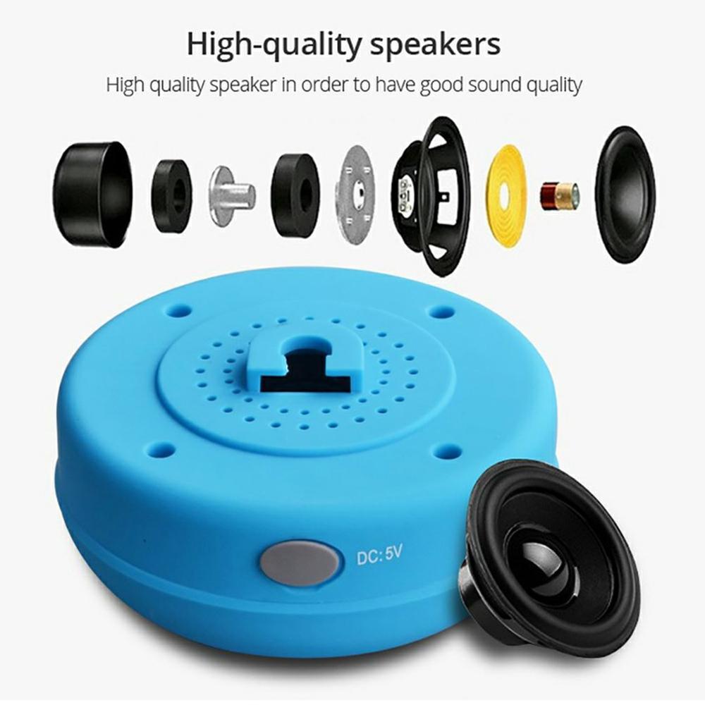 Mini Bluetooth Speaker Draagbare Draadloze Waterdichte Douche Speakers Handsfree Met Mic Voor Badkamer Auto Zwembad Strand Outdoor