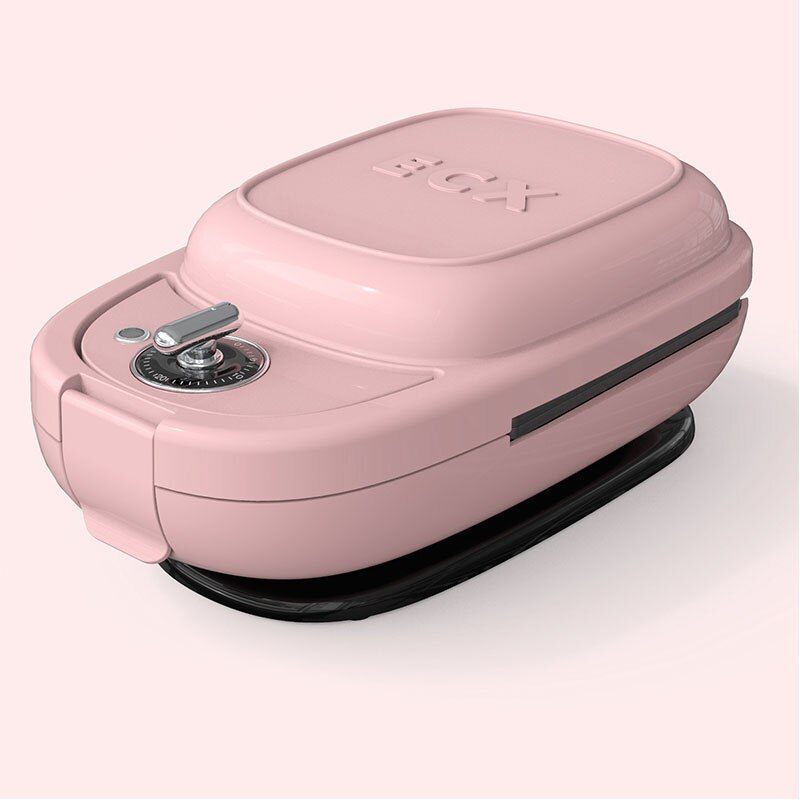 Gaufrier et Omelette noix, électrique, appareil de cuisson pour Sandwich et Omelette, appareil pour le petit déjeuner, pain et gâteaux, maison et bureau: Pink (Sandwich)220V