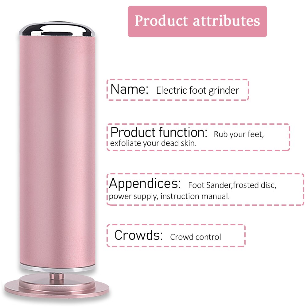 Electric Foot Care Pedicure Tools Files Pedicure Callus Remover Rechargeable Sawing File For Feet Dead Skin Callus Peel Remover