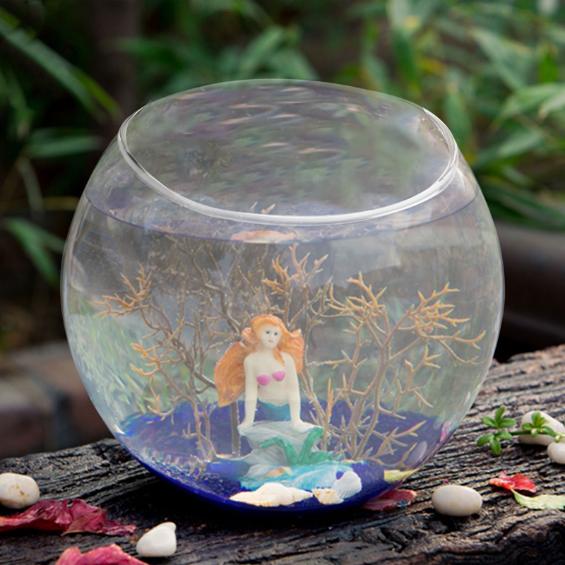 Round Sphere Vase in Transparent Glass Fish Tank