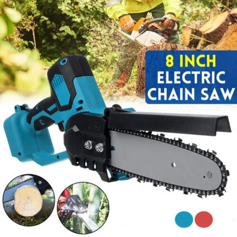 8 Inch 1200W Elektrische Snoeizaag Kettingzaag Hout Snijders Beugel Motor Tuin Boom Logging Trimmen Zag Houtbewerking Power Tool