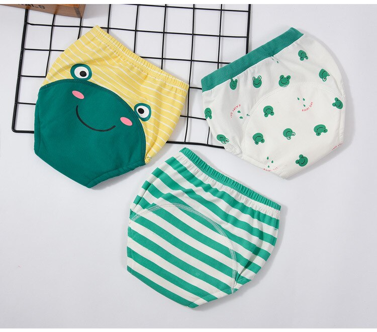 Mix-And-Match Super Thick Waterproof 6 Layers Baby Potty Training Pant Infant Underwear Panties Newbear Undeclothing 3Pcs/lot