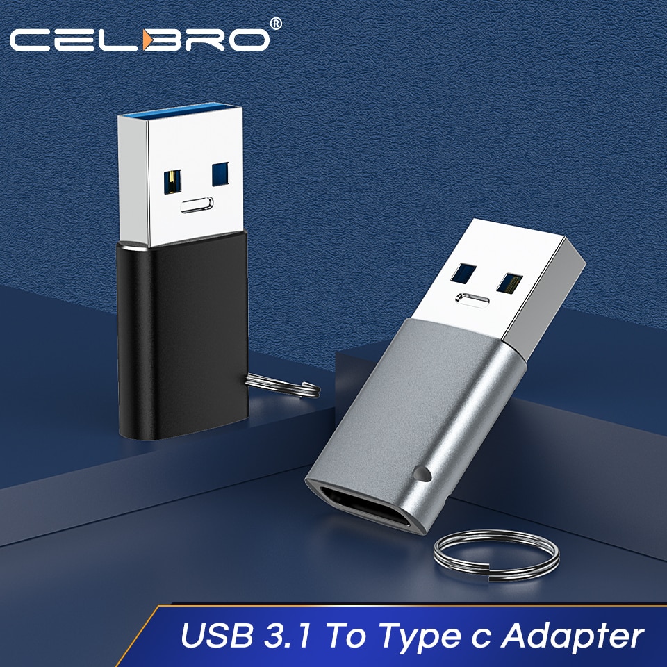 Prachtige Kleine Adapter USB-C Type-C Naar Usb 3.1 Data Opladen Adapter Handig Algemene Converter Usba Om Usbc Usb een Naar Usb C