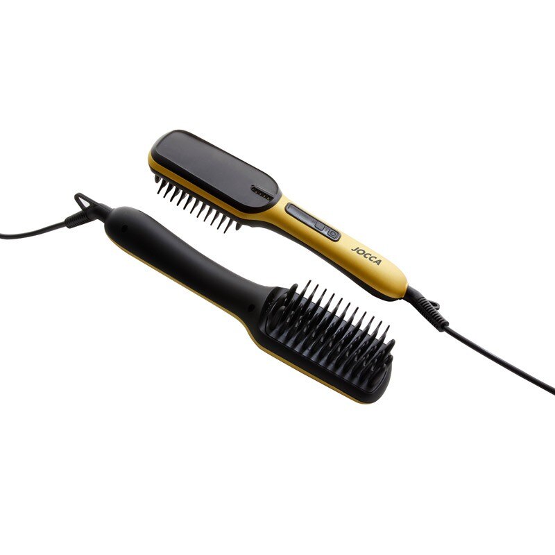 CEPILLO ALISADOR IÓNICO JOCCA. ALISADOR ELÉCTRICO DE PELO . CEPILLO PLANCHA DE CABELLO. PEINE PORTÁTIL ANTIESTÁTICA