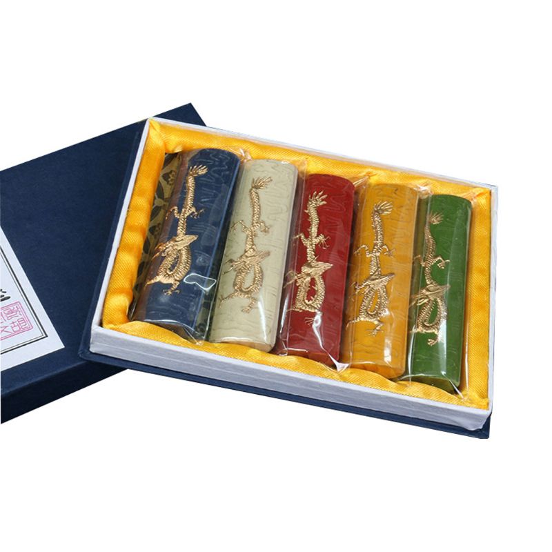 Ink Stick Block Set for Painting Gongbi Drawing Ink Painting and Brush Shodo Calligraphy