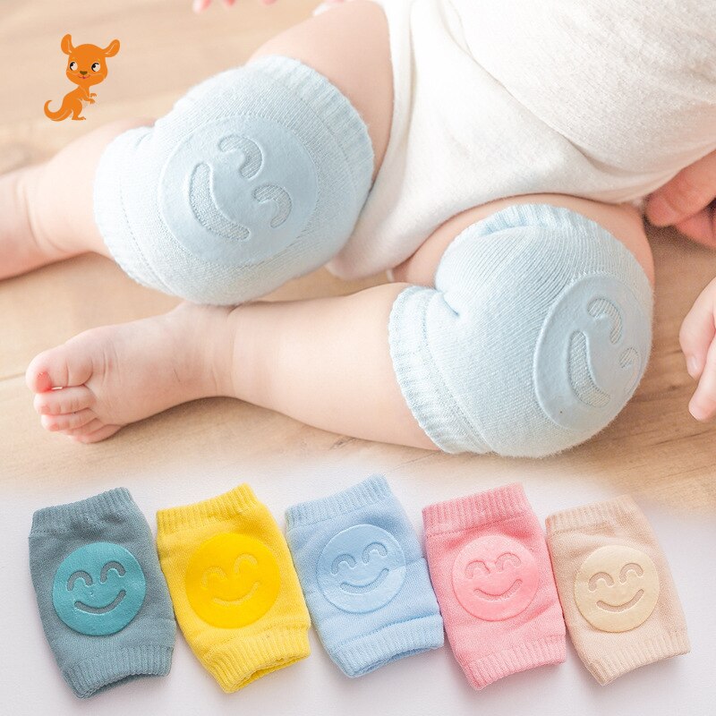 Enfants antidérapant rampant coude nourrissons en bas âge bébé accessoires sourire genouillères protecteur sécurité genouillère jambières filles garçons