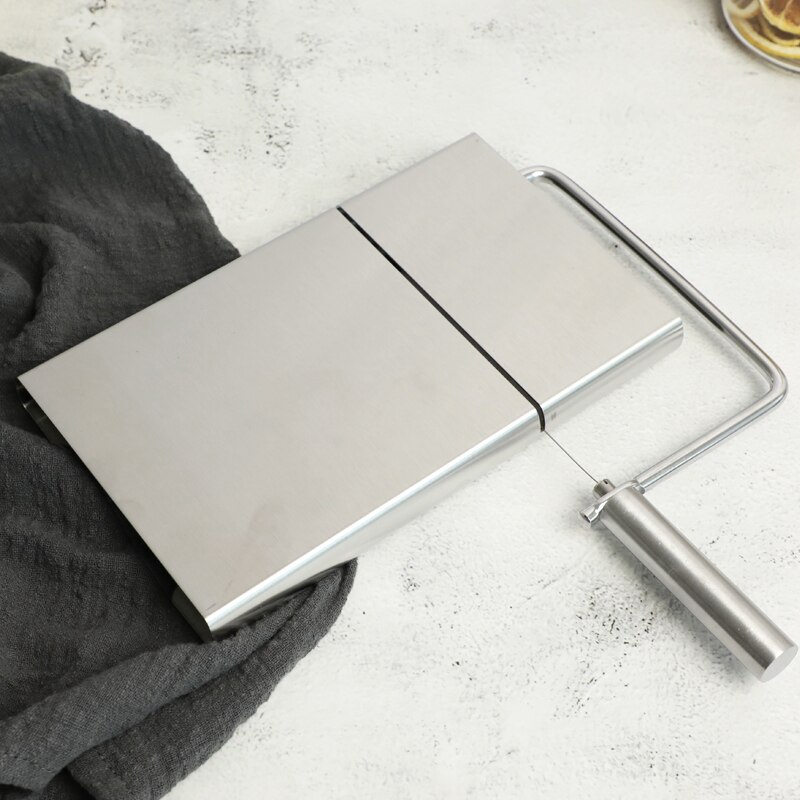 Rvs Slicer Kaas Cutter Kaas Slice Boter Rind Mes Ham Slice Divider Handleiding Snijden En Snijden Strips