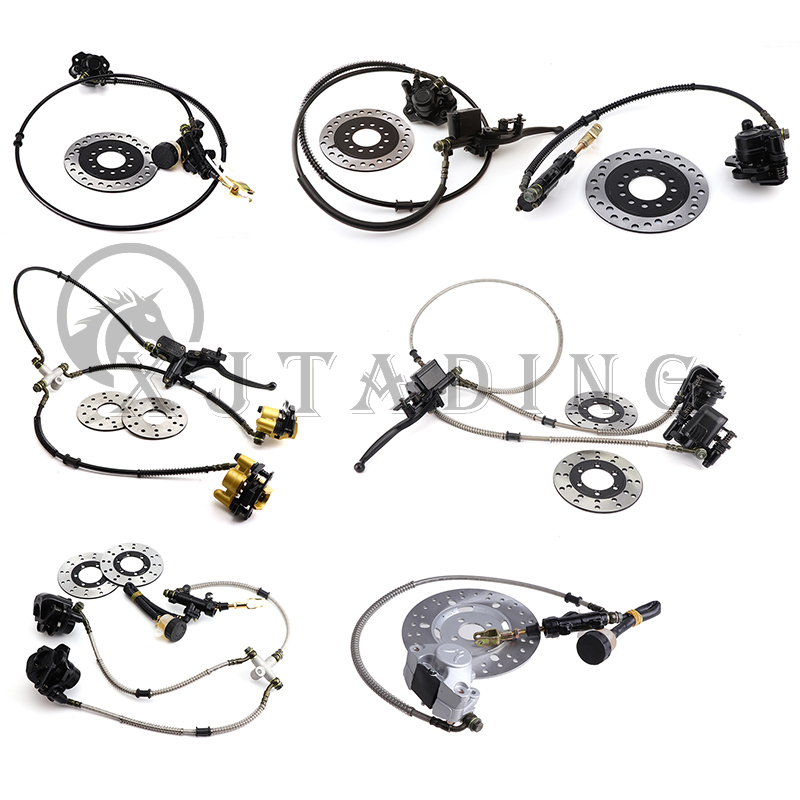 Hydraulische scheibenbremsanlage mit bremssattel, hauptbremszylinder und bremsscheibe für atv, go-kart, buggy und quad ( 50cc-250cc stück)