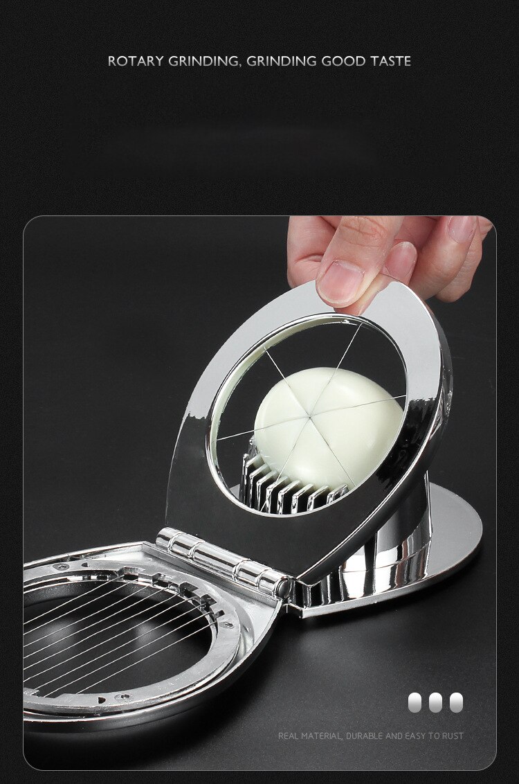 Commercial Egg Slicer Mushroom Slicer Garnish Slicer Aluminum Cast Frame Stainless Steel Cutting Wires Kitchen Tools